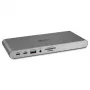 Lindy DST-Pro 5K XT, USB-C nešiojamojo kompiuterio dokinimo stotelė su trigubu ekranu (4K) arba vienu ekranu (5K) ir 100 W pralaidiniu įkrovimu