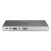 Lindy DST-Pro 5K XT, USB-C nešiojamojo kompiuterio dokinimo stotelė su trigubu ekranu (4K) arba vienu ekranu (5K) ir 100 W pralaidiniu įkrovimu