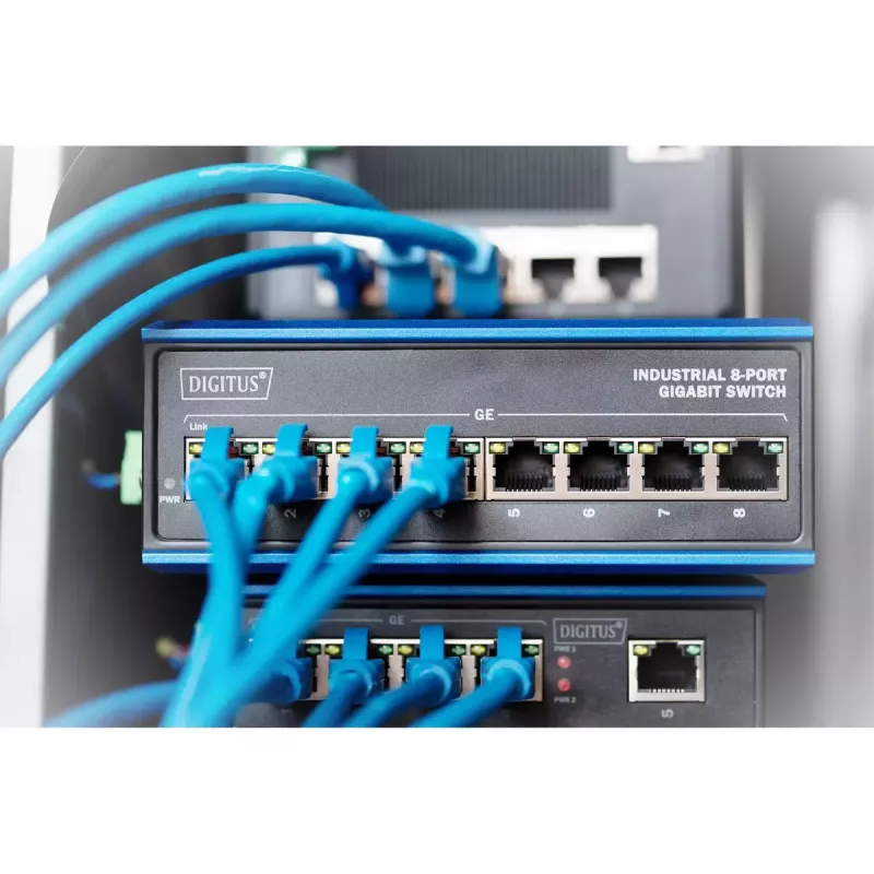 Nevaldomas komutatorius Digitus DN-651119 8 prievadų Gigabit Ethernet