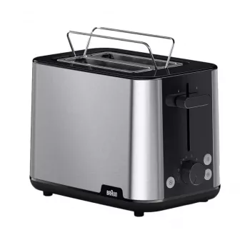 Braun HT101BI-HT1510BK 8 2 skiltelės 900 W Juoda, Nerūdijantis plienas