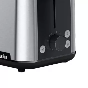 Braun HT101BI-HT1510BK 8 2 skiltelės 900 W Juoda, Nerūdijantis plienas