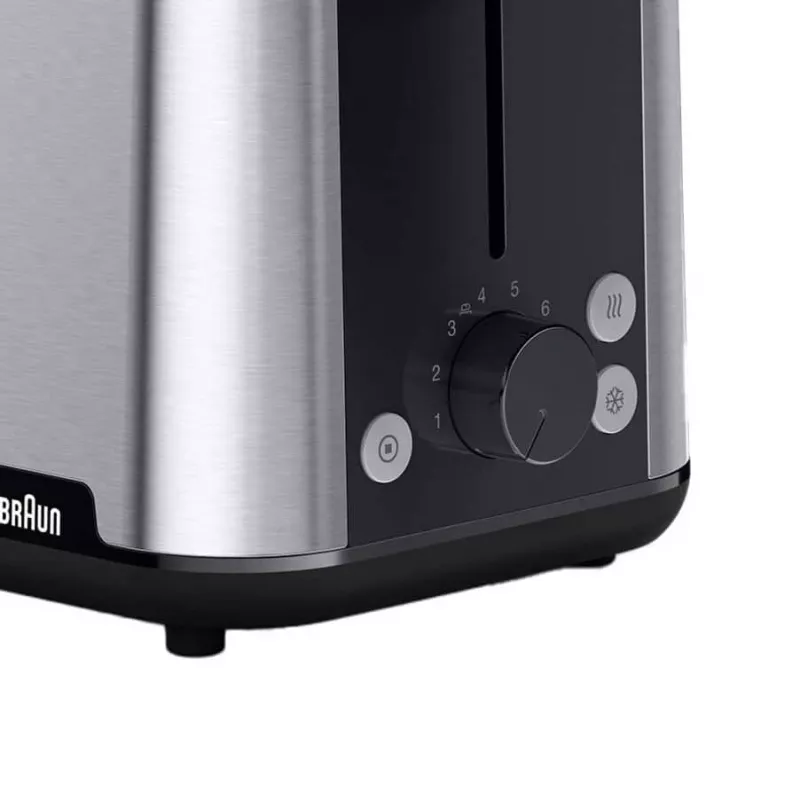 Braun HT101BI-HT1510BK 8 2 skiltelės 900 W Juoda, Nerūdijantis plienas