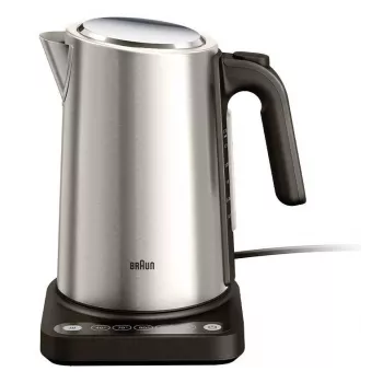 Braun WK 5205 BK elektrinis virdulys 1,7 L 2200 W juoda, nerūdijantis plienas