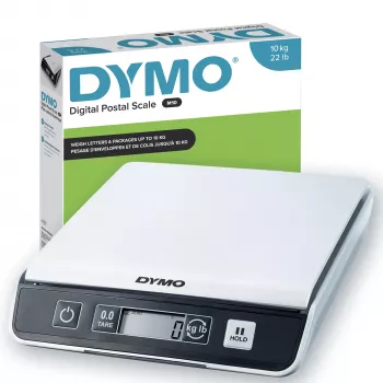 DYMO M10 skaitmeninės pakuočių ir siuntų svarstyklės | iki 10 kg talpa | 20 cm x 20 cm