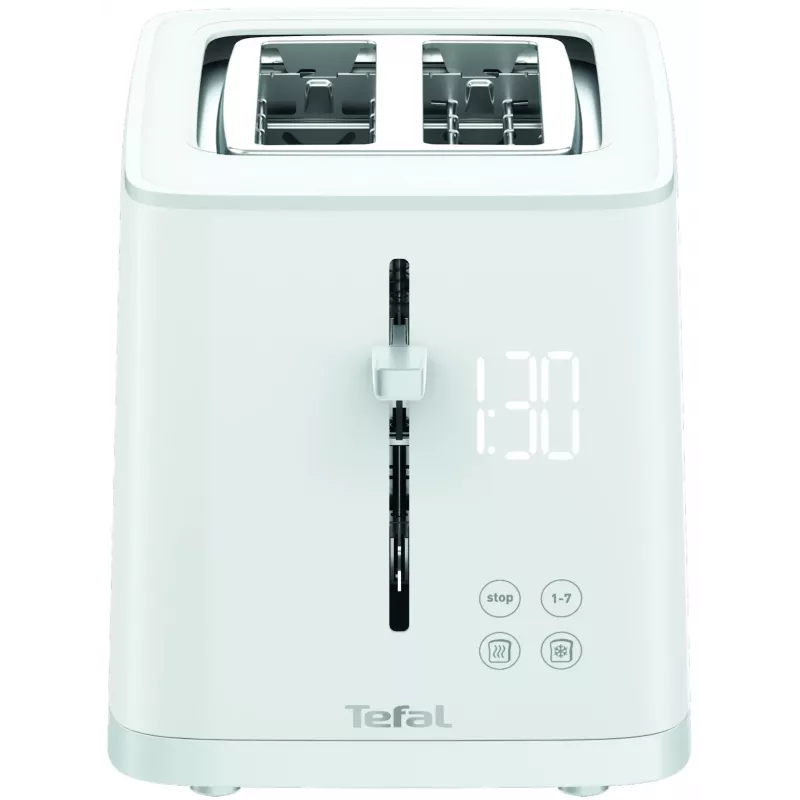Skrudintuvas Tefal Sense TT6931 — 2 riekėms, 850 W, baltas, 7 skrudinimo lygiai, LED ekranas
