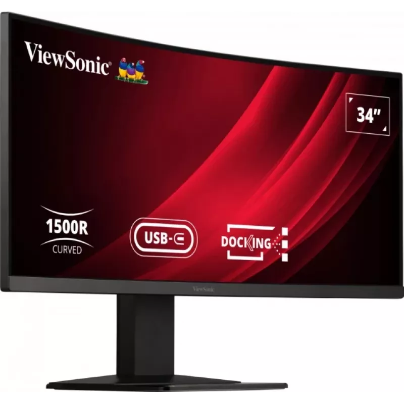 Viewsonic Display VG3419C kompiuterio monitorius 86,4 cm (34 colių) 3440 x 1440 pikselių „UltraWide Quad HD“ LED juodas