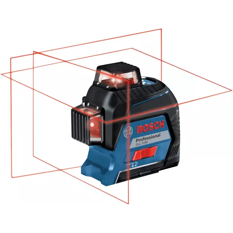 Bosch GLL 3-80 Professional linijinis lazerinis nivelyras 30 m 630 - 650 nm (< 10 mW)