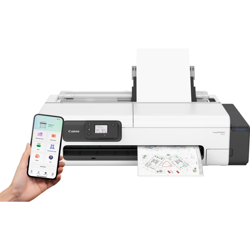 Canon imagePROGRAF TC-21 didelio formato spausdintuvas Wi-Fi Rašalinis Spalvotas 2400 x 1200 DPI A1 (594 x 841 mm) Ethernet LAN
