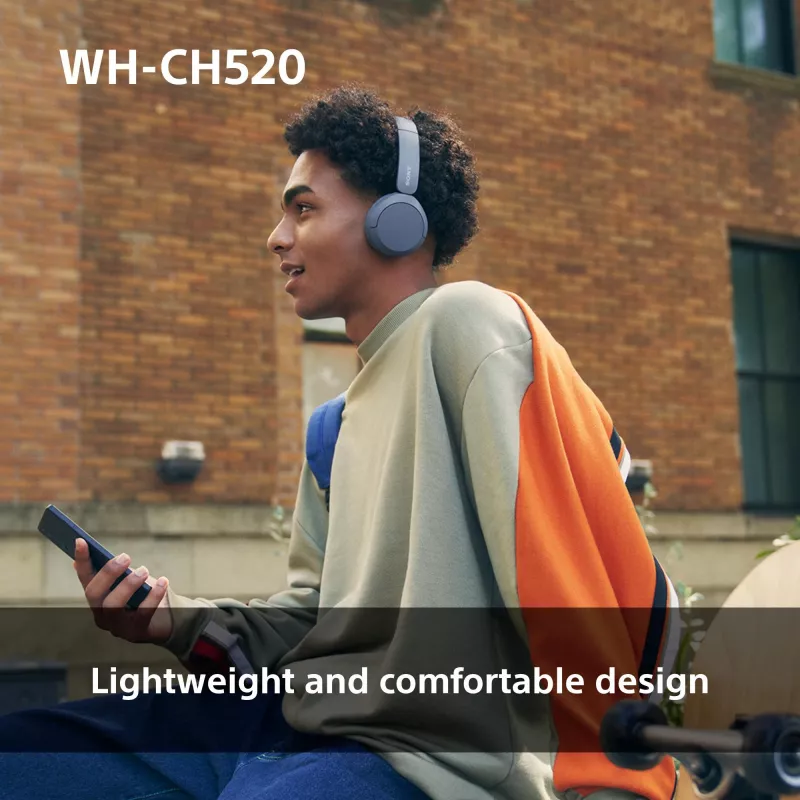 Sony WHCH520P.CE7, belaidžiai, 20 - 20000 Hz, skambučiai/muzika, 147 g, ausinės, rožinė