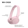 Sony WHCH520P.CE7, belaidžiai, 20 - 20000 Hz, skambučiai/muzika, 147 g, ausinės, rožinė
