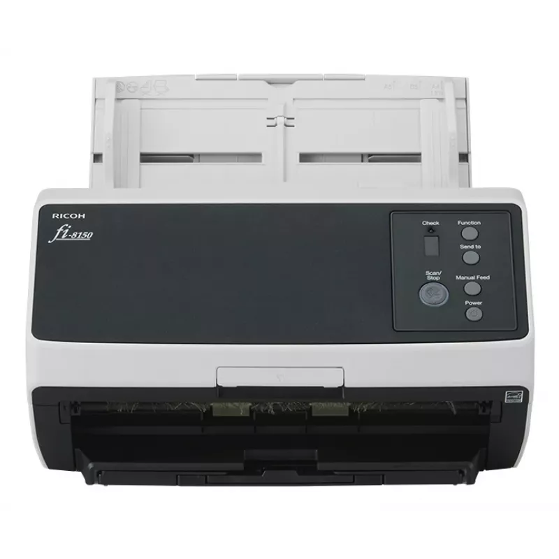 Ricoh FI-8150 ADF + rankinis tiektuvas skaitytuvas 600 x 600 DPI A4 juoda, pilka