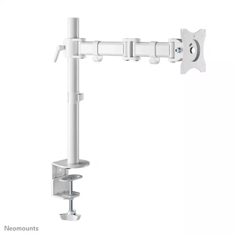 Neomounts NM-D135WHITE Monitoro laikiklis 10-30 colių, spaustukas / kiauryminis tvirtinimas, 8 kg, 25,4 cm (10 colių), 76,2 cm (30 colių), 100 x 100 mm, balta