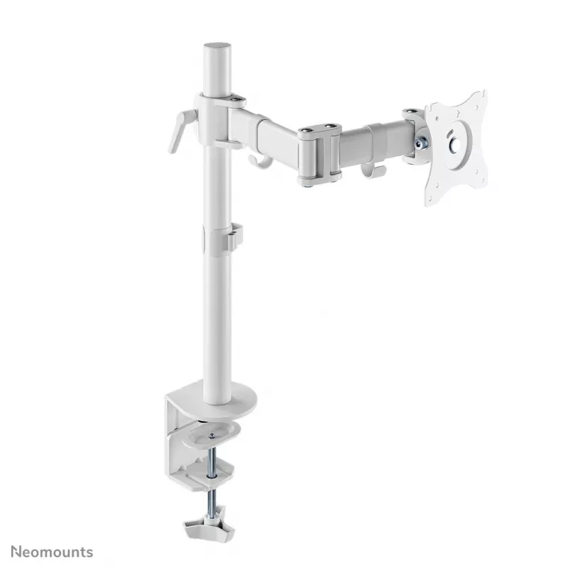 Neomounts NM-D135WHITE Monitoro laikiklis 10-30 colių, spaustukas / kiauryminis tvirtinimas, 8 kg, 25,4 cm (10 colių), 76,2 cm (30 colių), 100 x 100 mm, balta