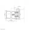 Neomounts WL40S-910BL16 TV stulpo tvirtinimo laikiklis 40-70 colių - pilno judesio - skersmuo 25-100 cm