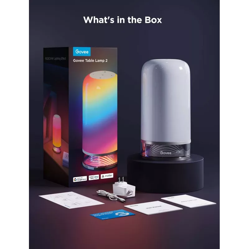 Govee H6022 išmanioji stalinė lempa Wi-Fi / Bluetooth