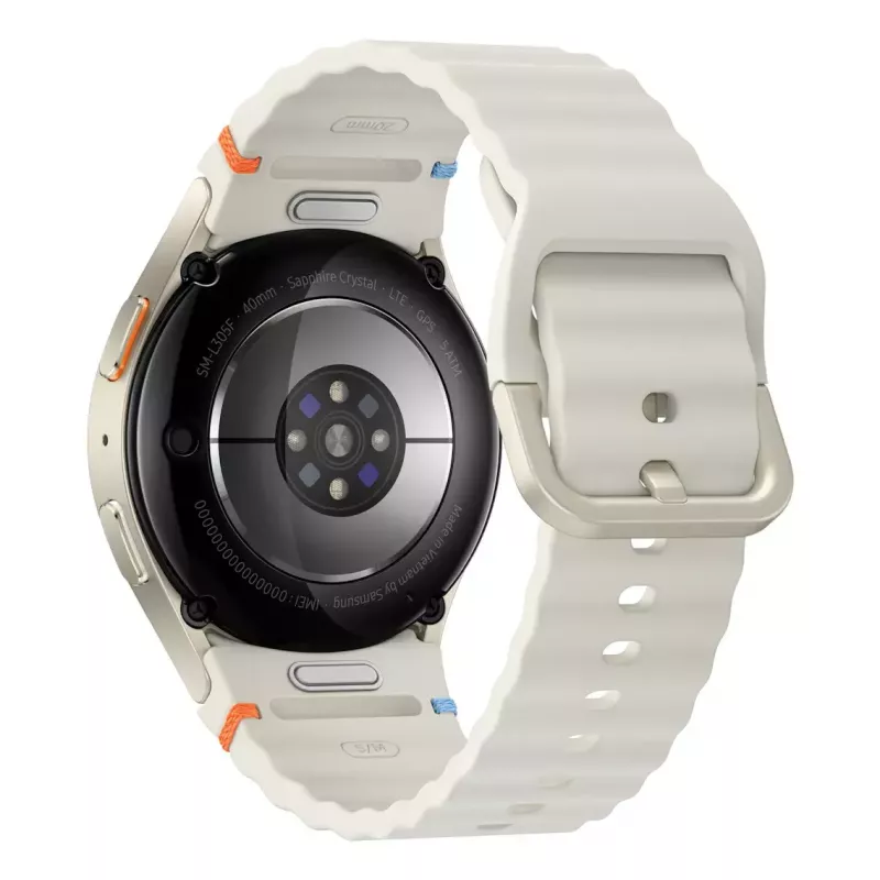 Samsung Galaxy Watch7 3,3 cm (1,3 colio) AMOLED 40 mm Skaitmeninis 432 x 432 pikselių Liečiamas ekranas 4G Cream Wi-Fi GPS (palydovas)