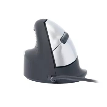 R-Go Tools Ergonominė pelė R-Go HE Break su pertraukų programine įranga, vidutinė (plaštakos dydis 165-185 mm), kairiarankiams, laidinė, juoda