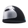 R-Go Tools ergonominė pelė R-Go HE Break su pertraukų programine įranga, didelė (plaštakos dydis ≥ 185 mm), kairiarankiams, Bluetooth, juoda