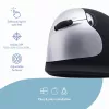 R-Go Tools ergonominė pelė R-Go HE Break su pertraukų programine įranga, didelė (plaštakos dydis ≥ 185 mm), kairiarankiams, Bluetooth, juoda