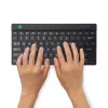 R-Go Tools Ergonominė klaviatūra R-Go Compact Break, kompaktiška klaviatūra su pertraukų programine įranga, QWERTY (US), Bluetooth, juoda