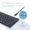 R-Go Tools Ergonominė klaviatūra R-Go Compact Break, kompaktiška klaviatūra su pertraukų programine įranga, QWERTY (US), Bluetooth, juoda