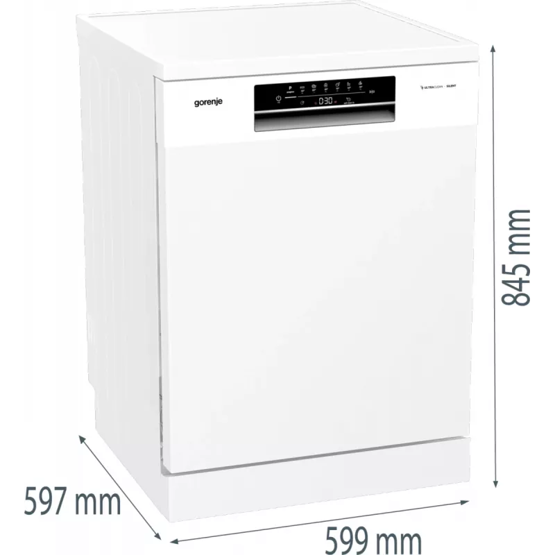 Gorenje GS642E90W laisvai stovinti indaplovė 13 vietų