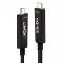 Lindy 15 m šviesolaidinis hibridinis USB Type C laidas, tik garso / vaizdo signalams
