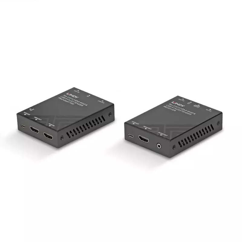 Lindy 70m Cat.6 HDMI 4K60, USB ir garso KVM ilgintuvas