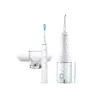 Philips Cordless Power Flosser HX3886/41 DiamondClean 9000, suaugusiesiems, soninis elektrinis dantų šepetėlis, kasdienė priežiūra, gilus valymas, dantenų priežiūra, balinimas, baltas, baterija, įmontuota baterija