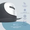 R-Go Tools Ergonominė pelė R-Go HE Break su pertraukų programine įranga, didelė (plaštakos dydis ≥ 185 mm), dešiniarankiams, laidinė, juoda