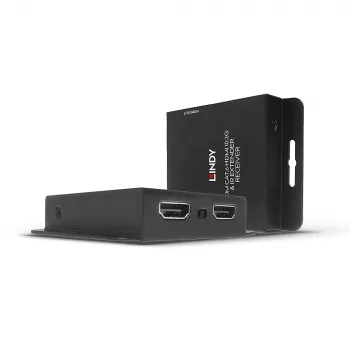 Lindy 70m Cat.6 HDMI 4K30 ir IR plėstuvas su PoC ir kilpos išvestimi