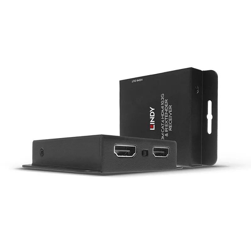 Lindy 70m Cat.6 HDMI 4K30 ir IR plėstuvas su PoC ir kilpos išvestimi