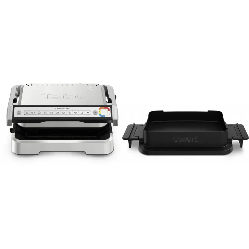 Kontaktinė grilis Tefal OptiGrill 4in1 GC774D, nerūdijantis plienas, 2100 W