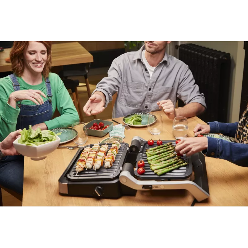 Kontaktinė grilis Tefal OptiGrill 4in1 GC774D, nerūdijantis plienas, 2100 W