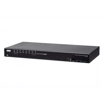 ATEN 8 prievadų USB 3.0 4K DisplayPort KVM jungiklis, 4096 x 2160 pikselių, 4K Ultra HD, 18,44 W, juodas
