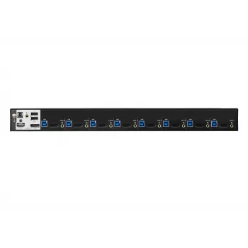 ATEN 8 prievadų USB 3.0 4K DisplayPort KVM jungiklis, 4096 x 2160 pikselių, 4K Ultra HD, 18,44 W, juodas