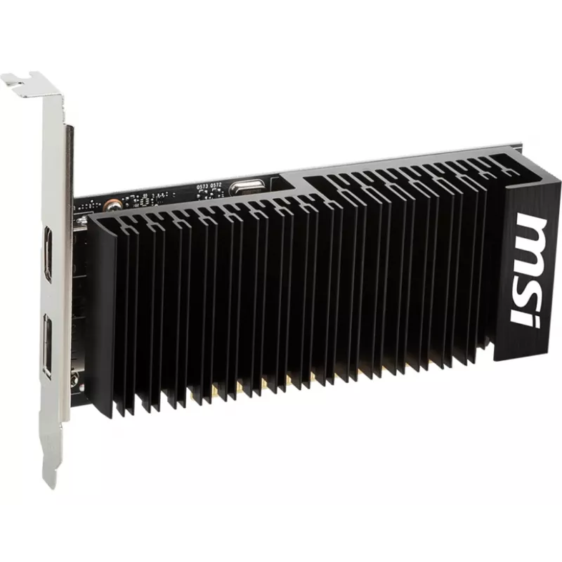 MSI vaizdo plokštė GeForce GT 1030 — 4 GB GDDR4, PCIe 3.0, 1430 MHz akceleravimo dažnis, 64 bitų, pasyvus aušinimas