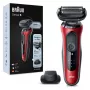 Foil shaver Braun Series 6 61-R1200s SensoFlex SensoFoil Juoda Red