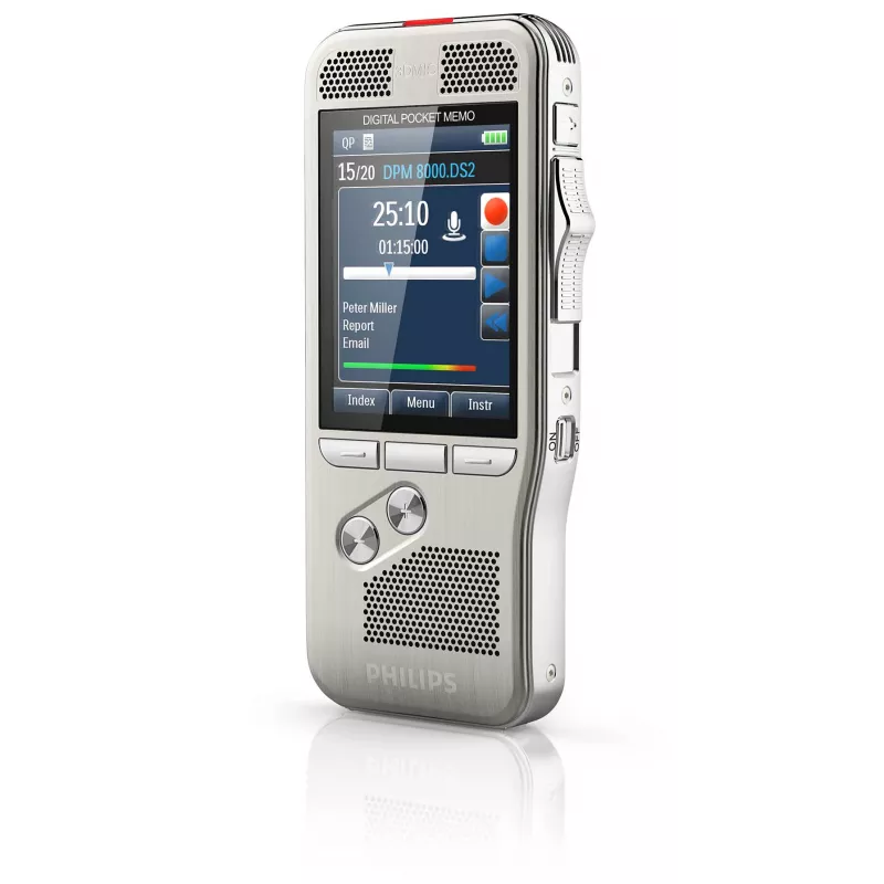 Philips DPM 8300 diktofonas Vidinė atmintis Sidabrinis