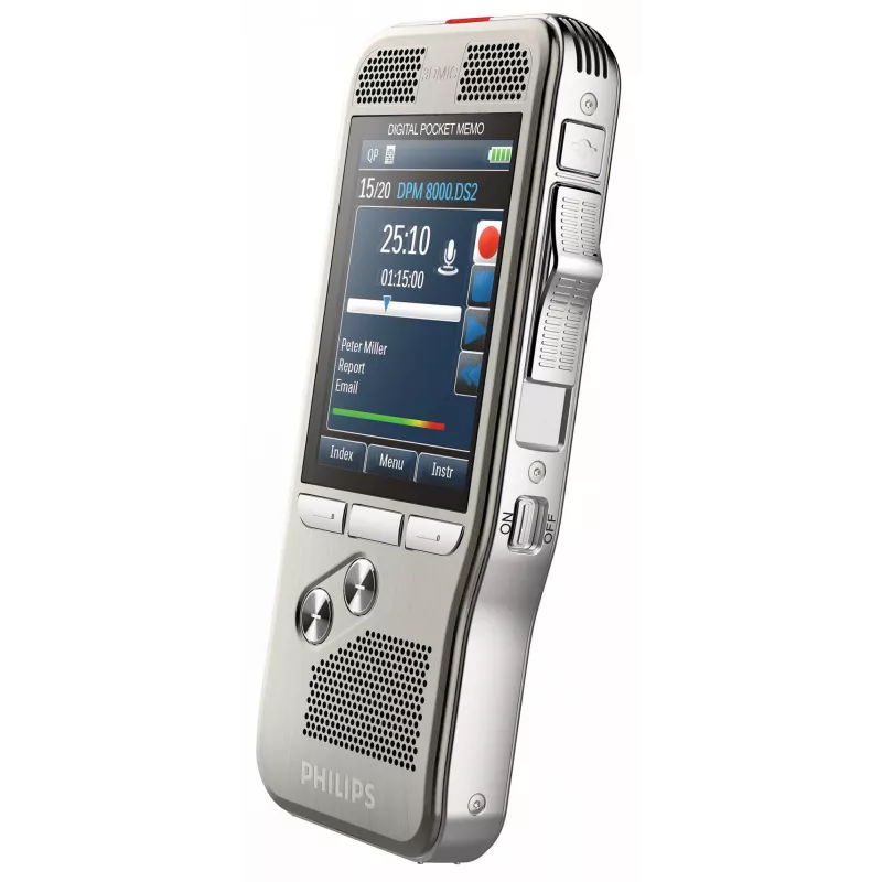 Philips DPM 8300 diktofonas Vidinė atmintis Sidabrinis