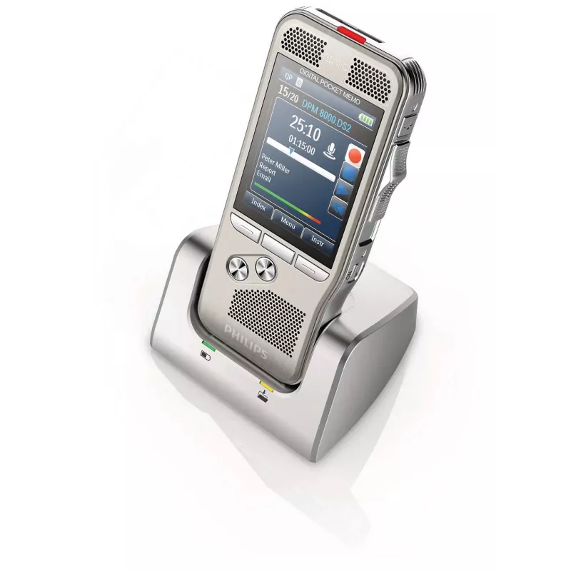 Philips DPM 8300 diktofonas Vidinė atmintis Sidabrinis