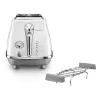 Skrudintuvas De’Longhi CTOC2103.W 2 riekėms 900 W baltas nerūdijantis plienas