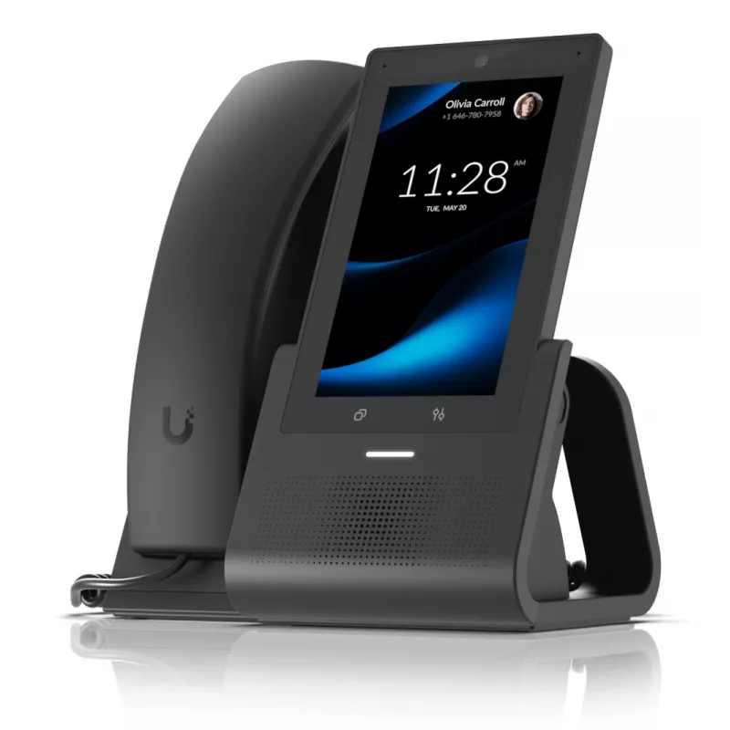 IP telefonas Ubiquiti G3 Touch Pro Juoda Wi-Fi 5 colių 5MP kamera