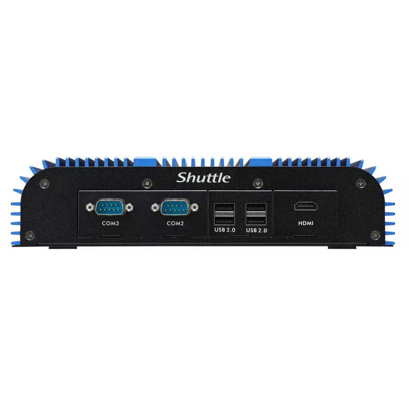 Shuttle BPCAL02-i7 pramoninis Box-PC, Core i7-1255U, 2x SO-DIMM, 2x LAN, 1x COM, 1x HDMI, 4x USB, be ventiliatoriaus, 24/7 nuolatinis darbas