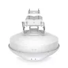 Tinklo tiltas UBIQUITI UISP airFiber 60 XG — 6000 Mbit/s, atstumas iki 4000 m, Gigabit Ethernet, tvirtinimas ant stulpo, balta