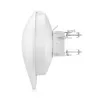 Tinklo tiltas UBIQUITI UISP airFiber 60 XG — 6000 Mbit/s, atstumas iki 4000 m, Gigabit Ethernet, tvirtinimas ant stulpo, balta
