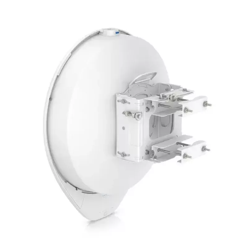 Tinklo tiltas UBIQUITI UISP airFiber 60 XG — 6000 Mbit/s, atstumas iki 4000 m, Gigabit Ethernet, tvirtinimas ant stulpo, balta