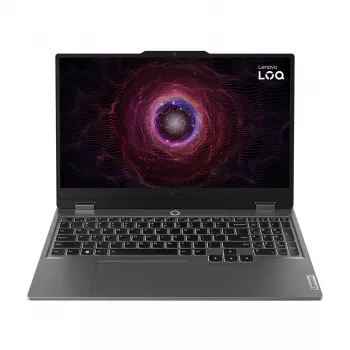 Nešiojamasis kompiuteris Lenovo LOQ 15ARP9 — 15,6 col. FHD 144 Hz, AMD Ryzen 5 7235HS, 16 GB DDR5, 512 GB NVMe SSD, GeForce RTX 4050 6 GB, Windows 11 Home