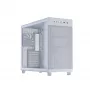 PC korpusas ASUS PRIME AP303 TG White — ATX/Micro-ATX/Mini-ITX, grūdintas stiklas, USB-C, 360 mm GPU palaikymas