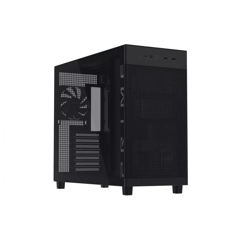 ASUS PRIME AP303 TG Juoda, PC, juoda, micro ATX, Mini-ITX, ATX, 16.5 cm, 36 cm, 18 cm